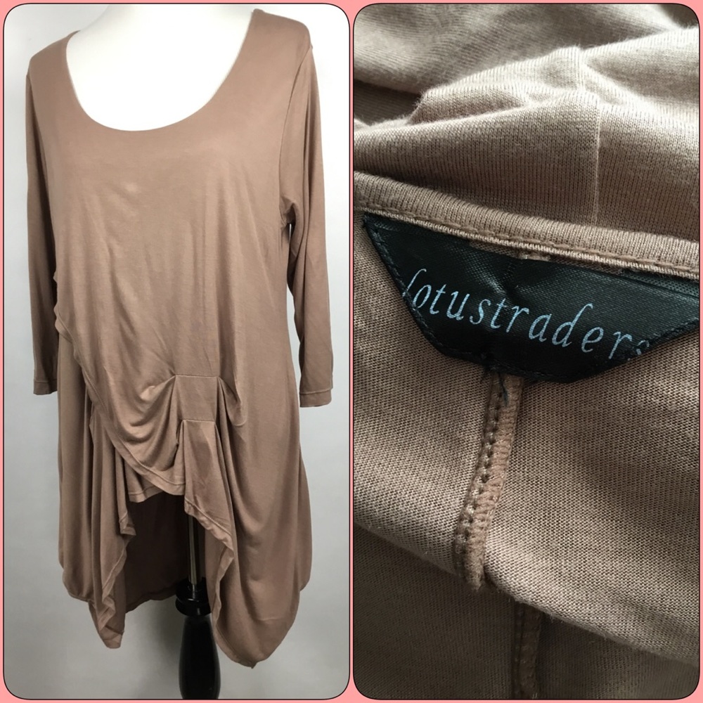 Lotustraders Tunic Shirt  Size M /L Lagenlook